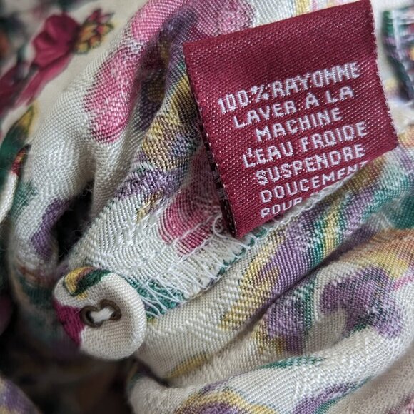 April Cornell Floral Button down blouse - Picture 8 of 8